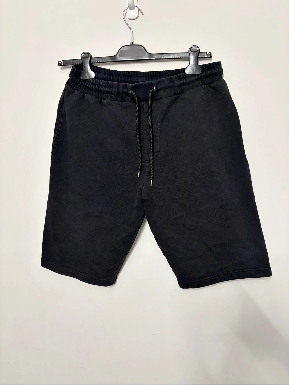 McQ Men's Black Embroidered Shorts